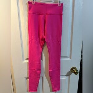 Lululemon reversible pink parfait/ pinkeliscious wunder under leggings 🩷NWOT